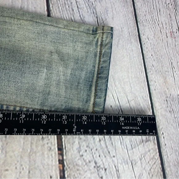 Serenede Jeans Mens 30 (30x33) Skinny Grunge Distressed Patched Faded Stretch